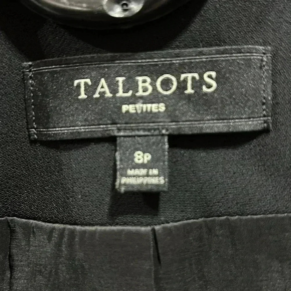 Talbots Petites Blazer,Double breasted, button,lined,shoulder pads,faux pockets - Picture 7 of 12